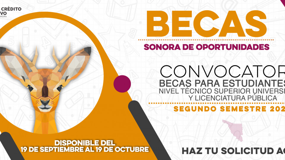Lanza IBCEES nueva convocatoria para Becas Sonora de Oportunidades